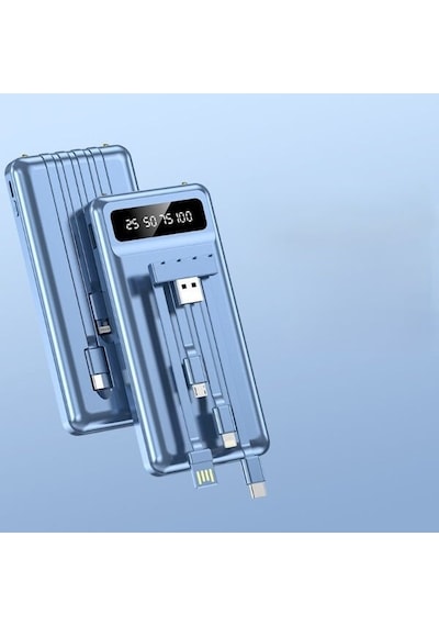 Kendinden Kablolu 10.000 Mah Powerbank 0