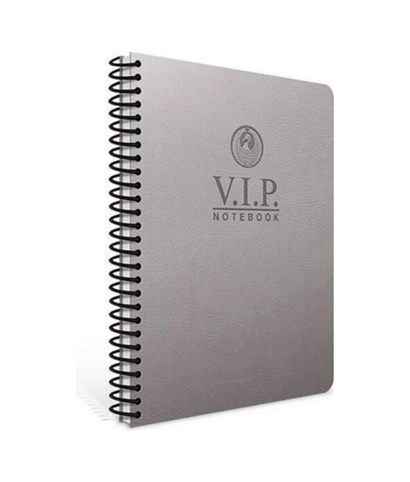 Vıp Spiral Deri Kapaklı Defter 17 24 -140 Yaprak Kareli