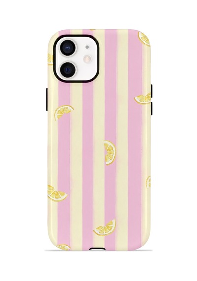 Apple iPhone Uyumlu 11 Vorian Çift Katmanlı Magsafe Kılıf Pink Lemon Parade