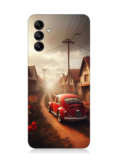 Samsung Galaxy A15 Uyumlu Köy Yolu Desenli Silikon Kılıf