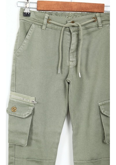 Xo Kids Erkek Çocuk Pantolon 8-14 Yaş 3003 Yeşil