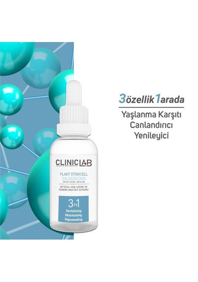 Clinic Lab Bitkisel Kök Hücre ve Somon Dna Cilt Serumu 50 ML