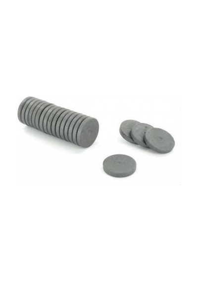 500 ADET 18mm X 3mm YUVARLAK KÖMÜR MIKNATIS DUVAR SÜSÜ , SÜSLEME