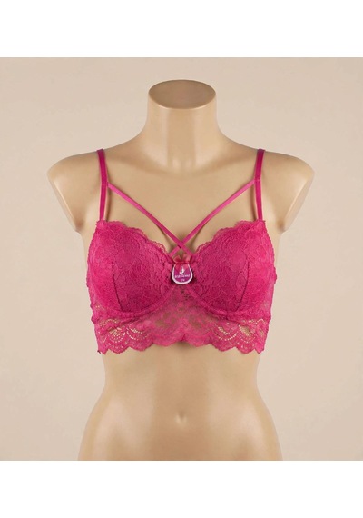 Ecem Yıldız Dolgulu Bralet Sütyen Pembe