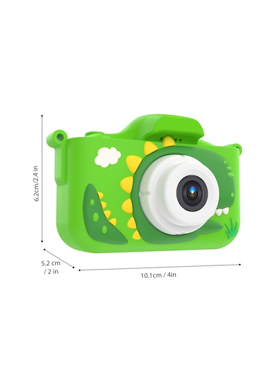 1080p Çocuk Dijital Kamera Sevimli Dijital Video Kamera Çocuklar İçin Çift Lensli 2.0 İnç