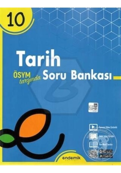 10.Sınıf Tarih Soru Bankası -  Endemik Yayınları