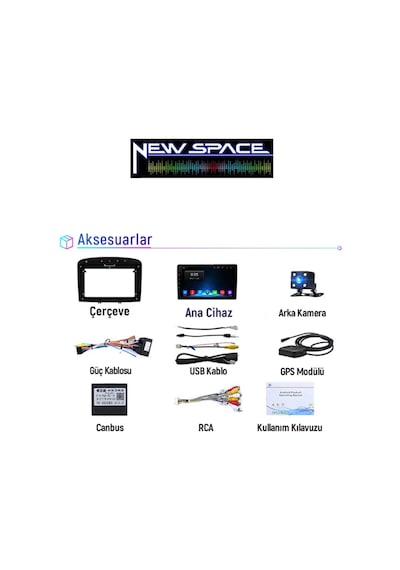 Peugeot 308 Android 6gb Ram 128gb Rom 8 Çekirdek Carplay Multimedya