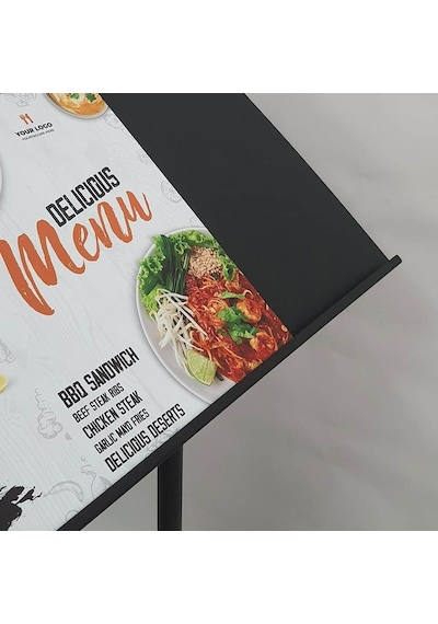 Restoran Önü Metal Menü Panosu 2xa4 589976