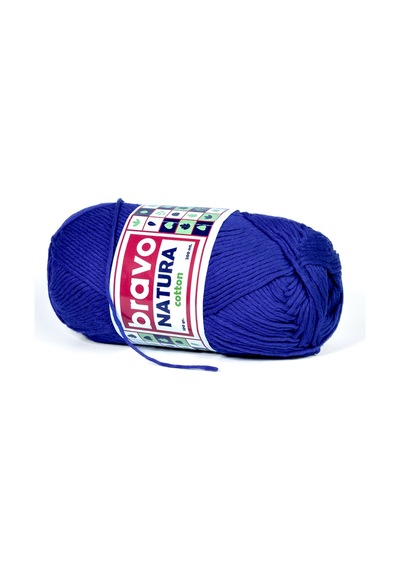 Natura %100 Koton İplik 100 Gram 200 Metre Renk Kodu:601 Saks Mavi