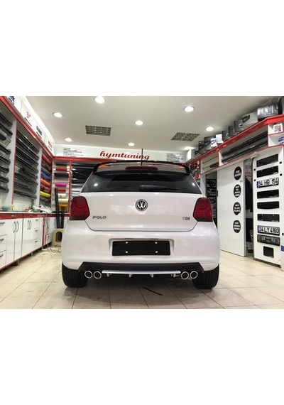 Volkswagen Polo 2009 - 2017 Difizör Arka Tampon Eki Difüzör