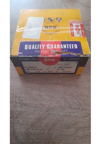 HYUNDAI ACCENT MİLENYUM ADMİRE MPI 1,3 SEGMAN 72MM 0,50 NPR JAPAN
