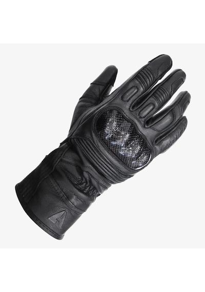 Venom Motosiklet Eldiveni Deri Siyah %100 Leather Motorcu Eldiveni