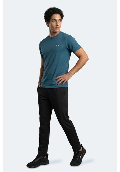 Slazenger Haunted I Erkek Petrol Tişört