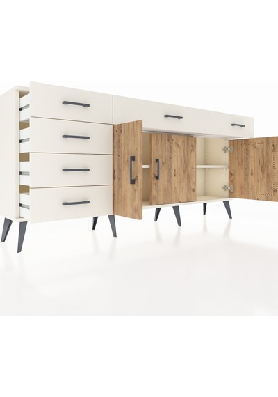 Arges Konsol 2 Raflı 6 Çekmeceli 3 Kapaklı 176x30x83 Aytaşı-çam/aytaşı Çam/aytaşı Arges Konsol 2 Raflı 6 Çekmeceli 3 Kapaklı 176x30x83 Aytaşı-çam/aytaşı Çam/aytaşı