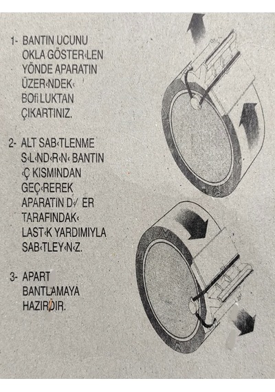 Bant Kesme Aparatı Pratik Avuç İçi Koli Bandı Bant Kesici Bantkes