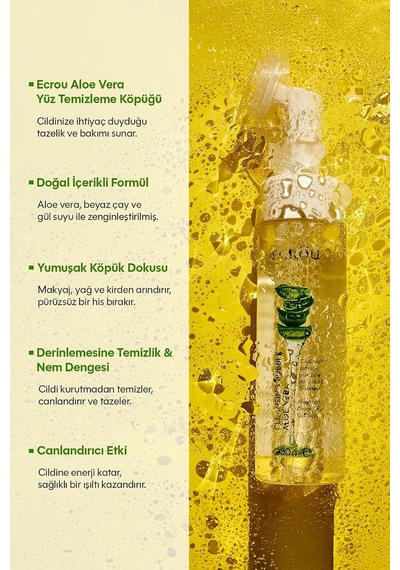 Aloe Vera Yüz Temizleme Köpüğü 200 Ml