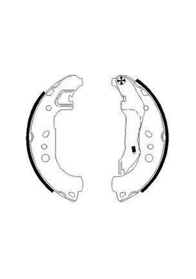 BOSCH 986487791 Pabuçlu Fren Balatası 228.6×32.5 Mm]
