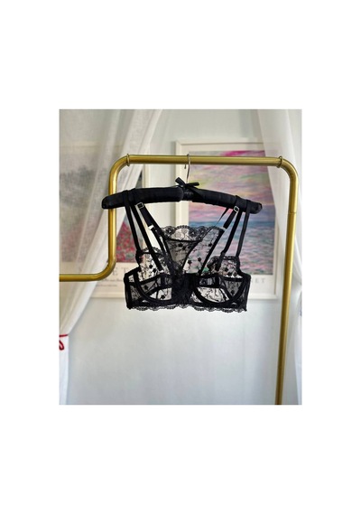 La Linaa Kadın Dantelli Bralet Sütyen Şık İç Çamaşır Takımı Transparan Seksi İç Giyim Siyah - 591611016 Siyah La Linaa Kadın Dantelli Bralet Sütyen Şık İç Çamaşır Takımı Transparan Seksi İç Giyim Siyah - 591611016 Siyah