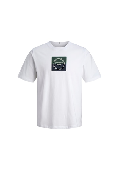 Jack & Jones Erkek T Shirt 12290856 Beyaz Beyaz
