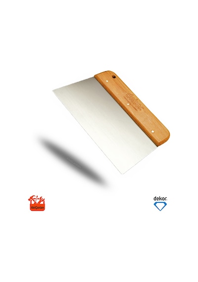 Dekor Macun Ispatulası Ahşap Saplı Macun Spatula 30 CM
