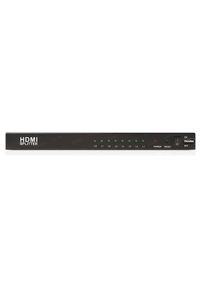 Dark Full Hd 1 Giriş 8 Çıkışlı Hdmı Splitter Sinyal Çoğaltıcı D