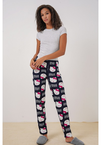 Bigdart 4323 Desenli Pijama Altı - A. Lacivert