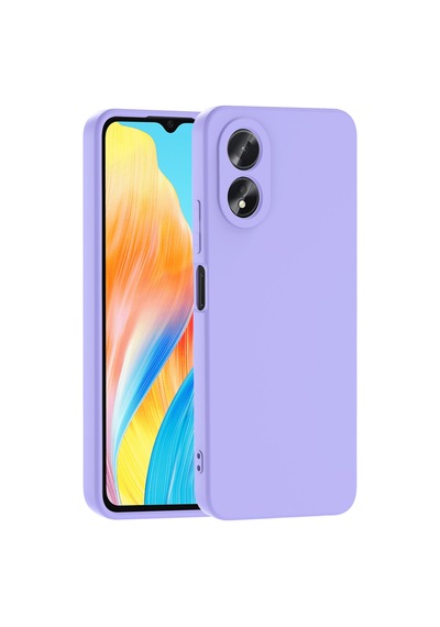Zore Oppo A38 Uyumlu Nvth Mara Lansman Kapak-lila