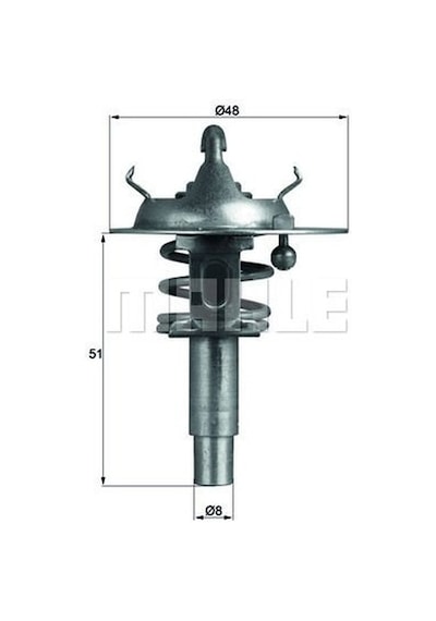 TERMOSTAT MERCEDES 203-209-211-204 271 02-12. A2712000015 BEHR TX10690D OEM