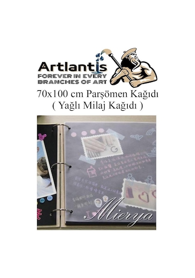 Parşömen Kağıdı Milaj Kağıdı 70x100 Cm 5 Adet Yağlı Çizim Kağıdı Parşumen İnce Kopya Kağıdı