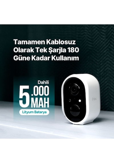 Wizi Pro W Full Hd İç/dış Mekan Bataryalı Wi-fi Akıllı Kamera