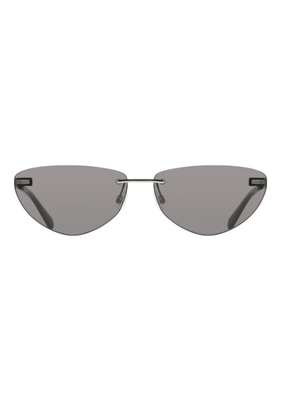 Calvin Klein Jeans Ckj 25208s 043 63 Kadın Cat Eye Gümüş Metal Güneş Gözlüğü Gri