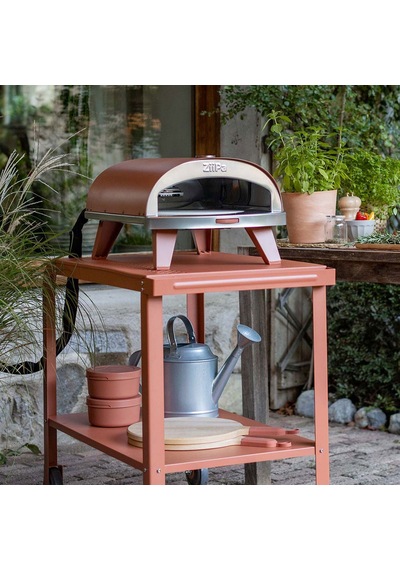Ziipa Piana Gazlı Pizza Fırını Terracotta Zp-22-045 Ziipa Renkli