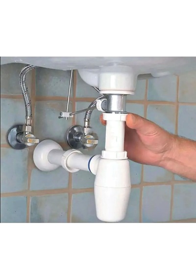 Taslı Lavabo Sifonu