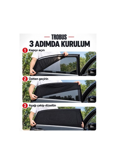 Trobus Lancia Beta 1972-1984 Coupe Yan Cam Güneşliği