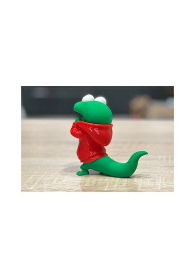 Kapüşonlu Kertenkele Figürü 10cm