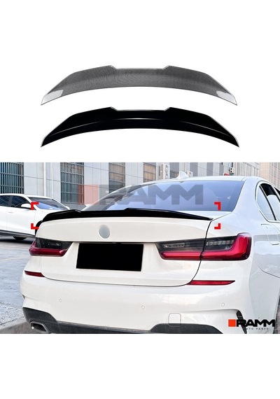 Bmw G20 Bagaj Stil Spoileri Parlak Karbon