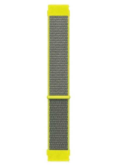 Watch Gt2 46mm İçin Hasırlı Kordon Woven Sport Loop Sarı Watch Gt2 46mm İle Uyumlu Kordon - Sarı