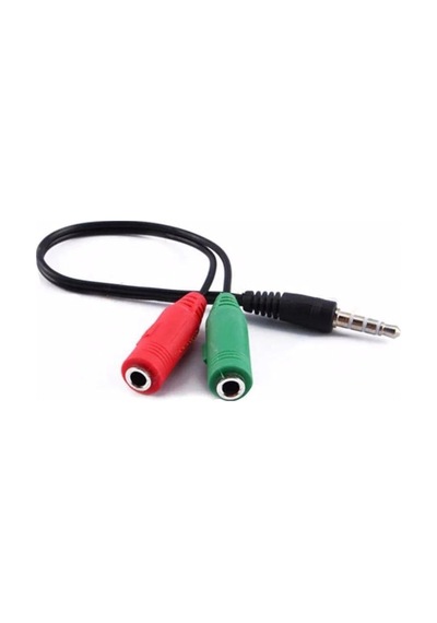 3.5mm Aux Kulaklık-mikrofon Ayırıcı Kablo