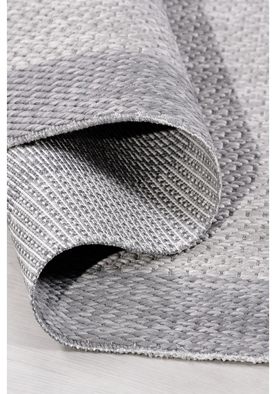 Vatra Sisal Halı Tarzı Gri Robot Süpürge Uyumlu Mutfak Salon Koridor Kolay Temizlenebilir Modern Polyester Halı