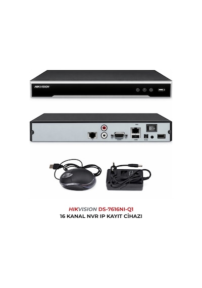 Ds-7616nı-q1 16 Kanal Nvr 8mp Kamera Destekli Kayıt Cihazı