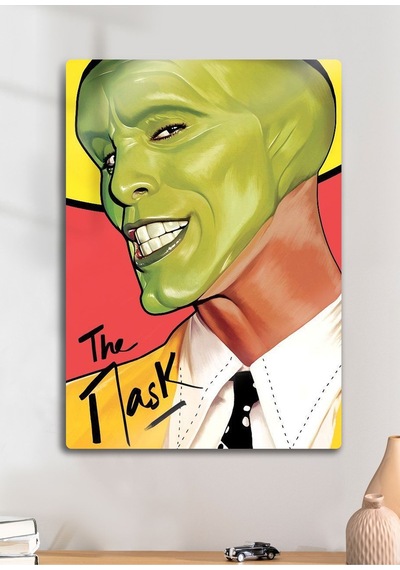 The Mask - Metal Baskı Parlak Tablo