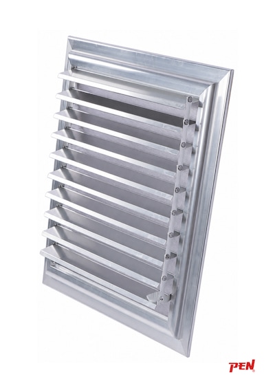 Alüminyum Banyo Wc Havalandırma Menfezi 48x48 Eloksallı Seri