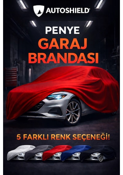Premium Penye Branda Garaj Branda Örtüsü Dayanıklı Kalın Penye Branda Otomobil Çadır Branda Kırmızı
