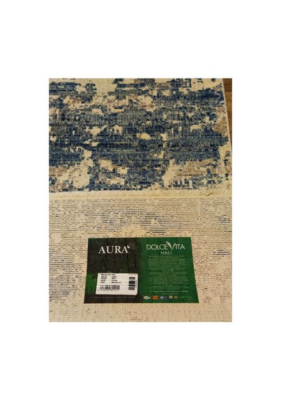 Aura 2604-azure Açık Gri-mavi Halı Çok Renkli