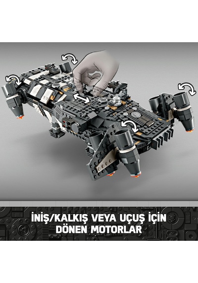 LEGO® Star Wars: Skeleton Crew  Onyx Cinder™ Uzay Aracı Seti 75374- 10 Yaş ve Üzeri Star Wars Sevenler için Oyuncak Yapım Seti (1325P)