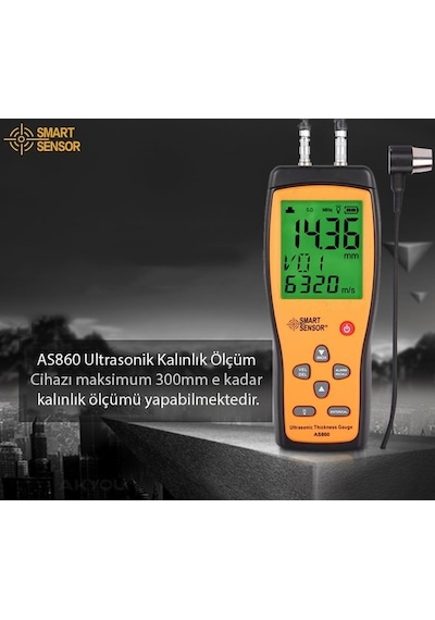 Smart Sensor As 860 ULTrasonik Kalınlık Ölçer
