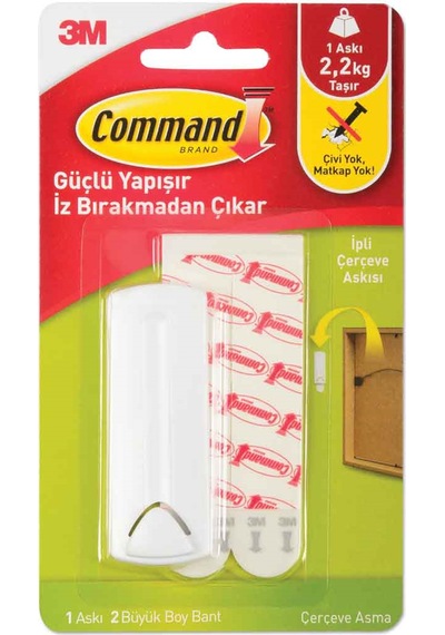 3m Command Askı Arkası İpli Çerçeveler İçin 17041-1 Adet
