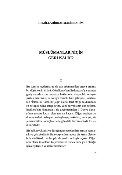 İslami Yeniden Doğuşun Meseleleri Sku: Smgstkcde67ac215