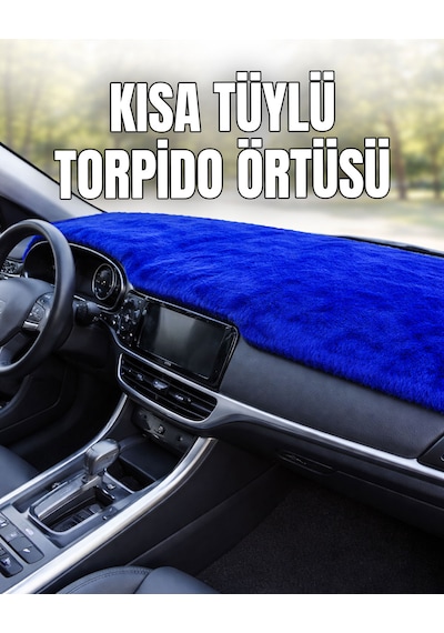 Kısa Tüylü Torpido Koruma Örtüsü, Güneşten Korur, Çatlak Önleyici Örtü Mavi
