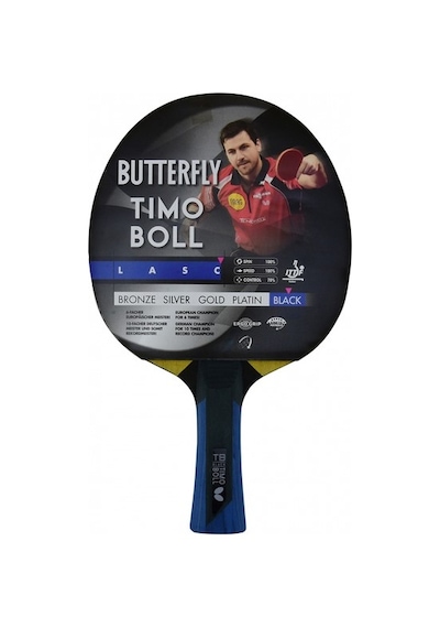 Butterfly Timo Boll Black Masa Tenisi Raketi 85031 Ittf Onaylı
